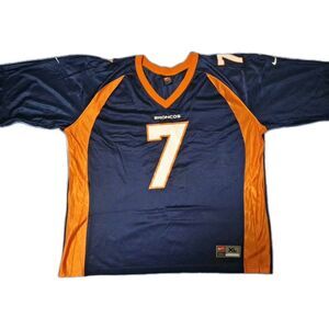 Vintage Nike JOHN ELWAY #7 Denver Broncos Late 90's Football Jersey Mens Size XL